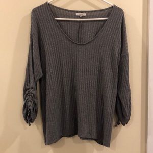 Maurices Ruched Sleeve Top